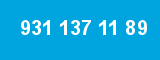 931 137 11 89